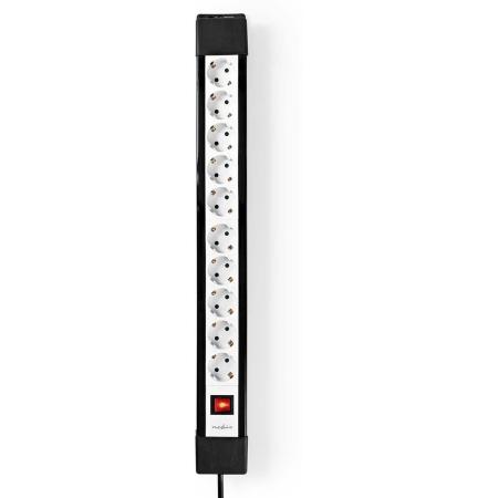 Nedis Power Strip 10-Way 3 M 3680 W 16A Grounded 230 V AC 50/60 Hz