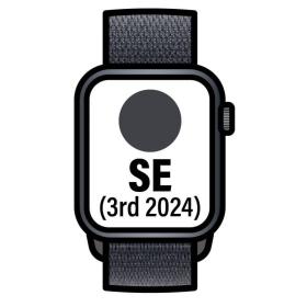 Apple Watch Series 10/ GPS/ 42mm/ Caja de Aluminio Negro Azabache / Correa Loop Deportiva Tinta