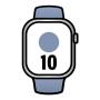 Apple Watch Series 10/ GPS/ Cellular/ 46mm/ Caja de Aluminio / Correa Deportiva Azul Denim S/M