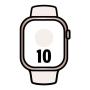 Apple Watch Series 10/ GPS/ Cellular/ 46mm/Caja de Aluminio Oro Rosa / Correa Deportiva Rosa Rubor S/M