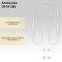 Auriculares Inalámbrico Intrauditivos Sony WI-C100/ con Micrófono/ Bluetooth/ Beige
