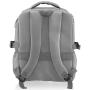 Mochila Aisens ASBG-BP087-GR para Portátiles hasta 15.6'/ Impermeable/ Gris