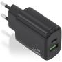 Cargador GaN de Pared Aisens A110-0910/ 1xUSB Tipo-C/ 1xUSB/ 20W/ Negro