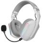 Auriculares Gaming Inalámbricos con Micrófono Mars Gaming MHWPRO/ Jack 3.5/ Bluetooth/ Blancos