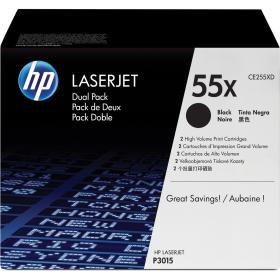 HP LaserJet CE255XD Cartridge Black HC 2-pack CE255XD