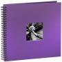 Hama Spiraalalbum Fine Art 34X32CM/50 Black Pages Purple