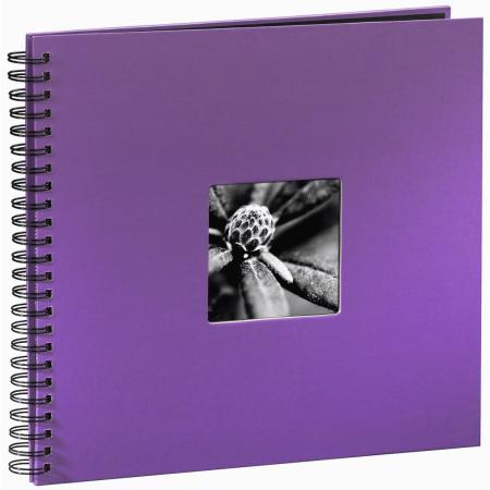 Hama Spiraalalbum Fine Art 34X32CM/50 Black Pages Purple