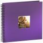 Hama Spiraalalbum Fine Art 34X32CM/50 Black Pages Purple