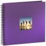 Hama Spiraalalbum Fine Art 34X32CM/50 Black Pages Purple