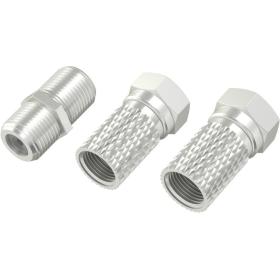 Hama Sat-Adapter-Set 2X F-Connectors EN Adapter F-Coupling/F-Coupling