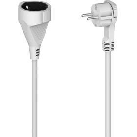 Hama Geaarde Extension Cable Flat Plug For Inside 3 M White