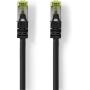 Nedis CAT7 Network Cable RJ45 M RJ45 M 2.0m Snagless Round LSZH Black Label