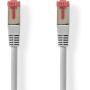 Nedis CAT6 Network Cable RJ45 M RJ45 M SF/UTP 0.25m Round PVC Grey Label