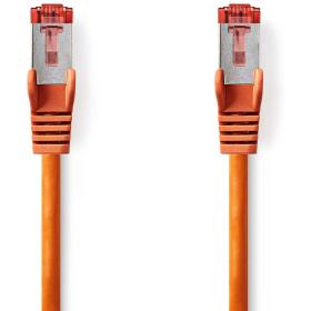 Nedis CAT6 Network Cable RJ45 M RJ45 M 5.0m Round LSZH Orange Label