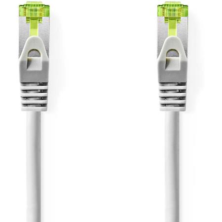 Nedis CAT7 Network Cable RJ45 M RJ45 M 1.0m Snagless Round LSZH Grey Label
