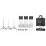 Godox Studio LED Light Panel 3 Light Kit P120BI K2