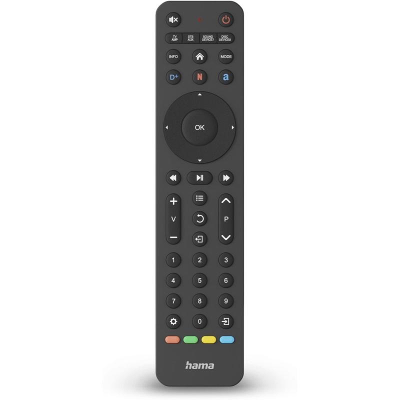 Hama Universal TV-Remote Control INFR. For 8 Devices Lerend App-Key