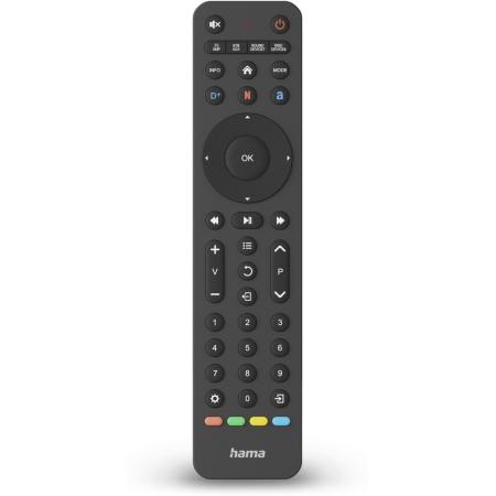 Hama Universal TV-Remote Control INFR. For 8 Devices Lerend App-Key