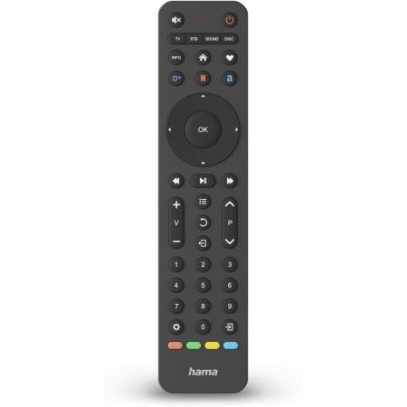 Hama Universal TV-Remote Control INFR. For 4 Devices Lerend App-Key