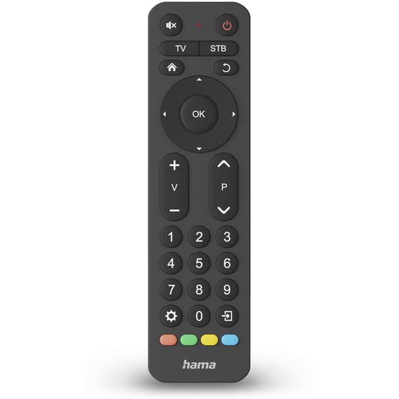 Hama Universal TV-Remote Control INFR. 2 Devices Large Keys Lerend