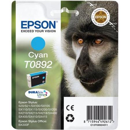 Epson T0892 Ink Cartridge Cyan Low Capacity 3.5ml 1-pack RF