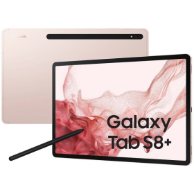 Tablet Samsung Galaxy Tab S8+ 12.4'/ 8GB/ 128GB/ Octacore/ 5G/ Rosa Dorado