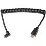 Caruba HDMI-Micro HDMI Spring Wire Angled