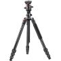 K&amp;F Concept Tripod O234A2 163cm w/ Twist Lock &amp;amp; Tel.houder