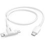 Hama Charging Cable 2-IN-1 USB-C/Lightning Mfi 1.5 M White