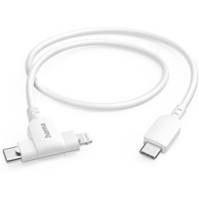 Hama Charging Cable 2-IN-1 USB-C/Lightning Mfi 1.5 M White