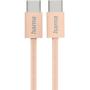 Hama Charging Cable Fabric USB-C - USB-C 1m Nylon Orange