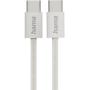 Hama Charging Cable Fabric USB-C - USB-C 1m Nylon Beige