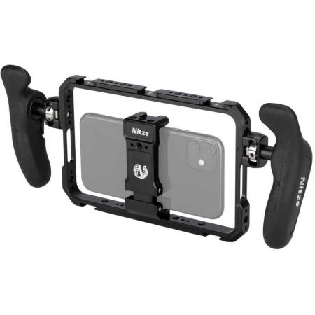 Nitze Smartphonecage Kit w/ Handles (T-MP01B)