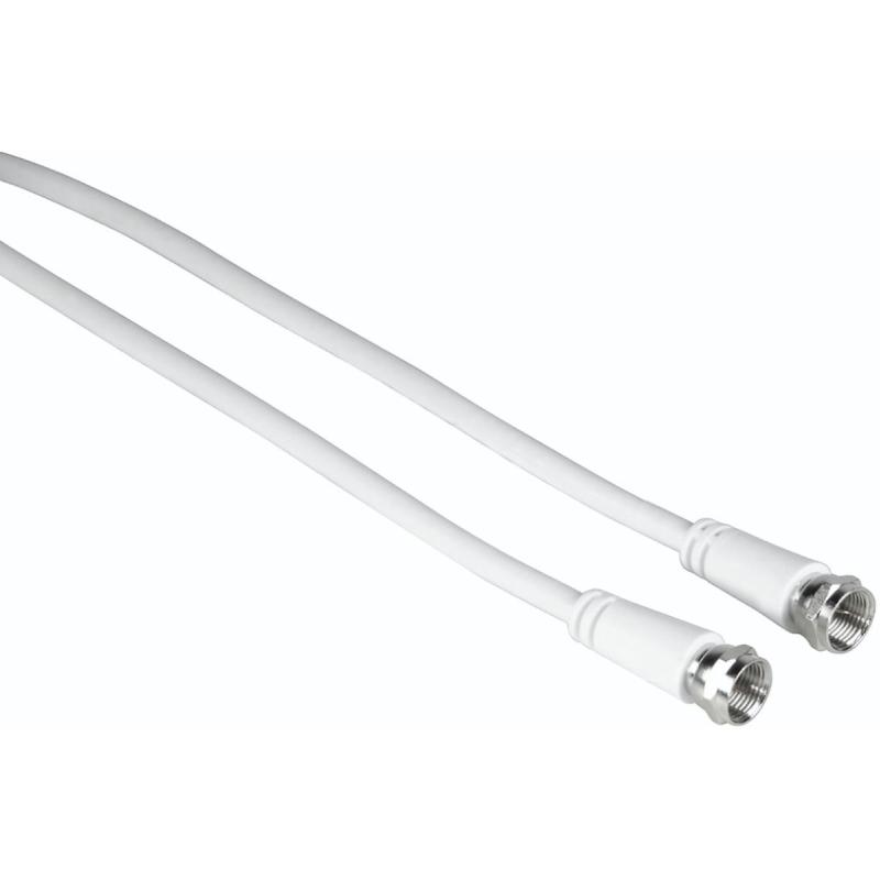 Hama Sat-Aansluitkabel F-Plug - F-Plug 1.5 M 75 DB White