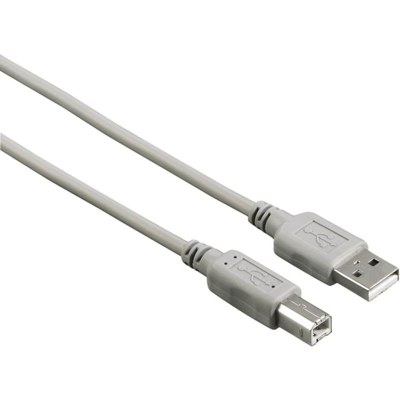 Hama USB 2.0 Verbindingskabel Type A/B 1.5 Meter