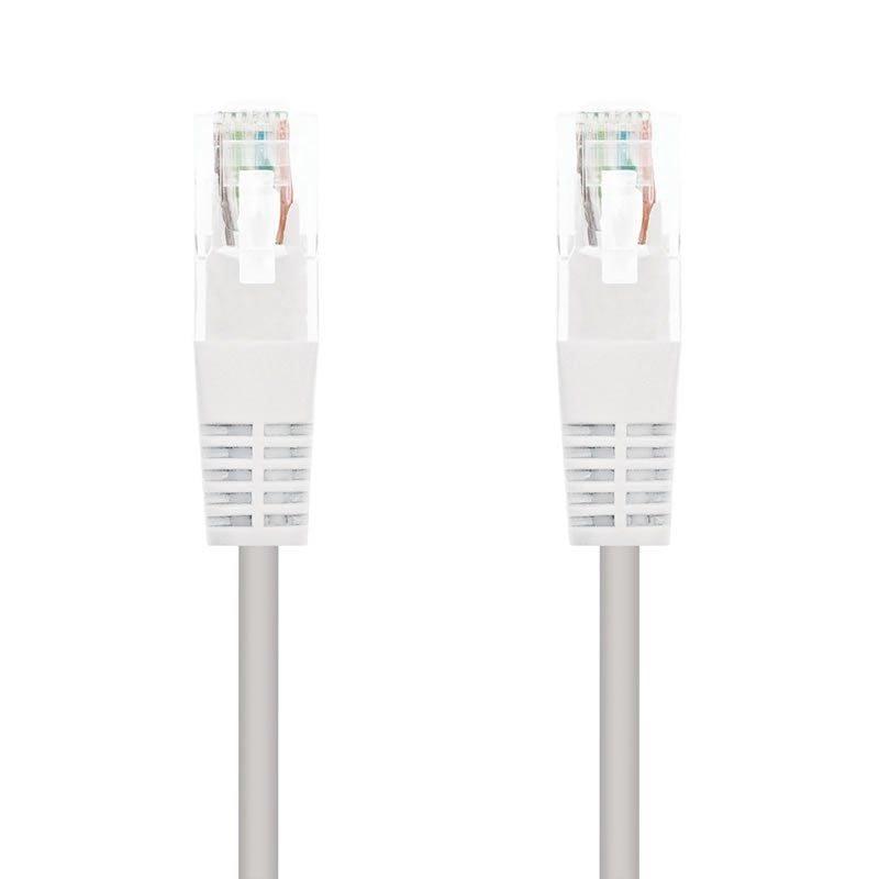 NANO CABLE Cable de Red RJ45 UTP Nanocable 10.20.0103-W Cat.5e/ 3m/ Blanco