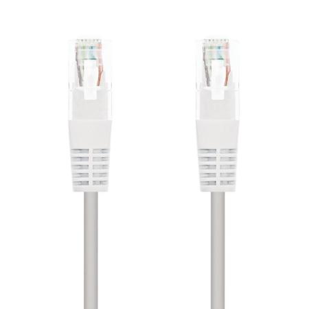 Cable de Red RJ45 UTP Nanocable 10.20.0103-W Cat.5e/ 3m/ Blanco