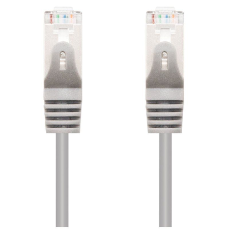 Cable de Red RJ45 FTP Nanocable 10.20.0801/ Cat.6/ 1m/ Gris