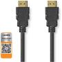 Nedis Premium High Speed HDMI-Cable 4K@60Hz 18 Gbps 1.00 M Round PVC Black Label