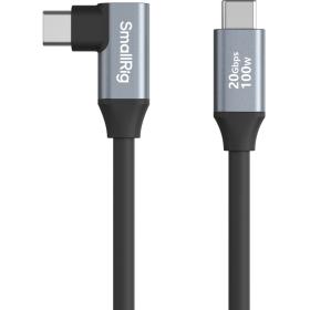 SmallRig USB C (Straight) To USB C (Angled) Data Cable (35cm / 13.8IN) 4790