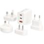 Nedis Travel Adapter | 100 - 240 V AC 50/60 Hz | 65 W | White