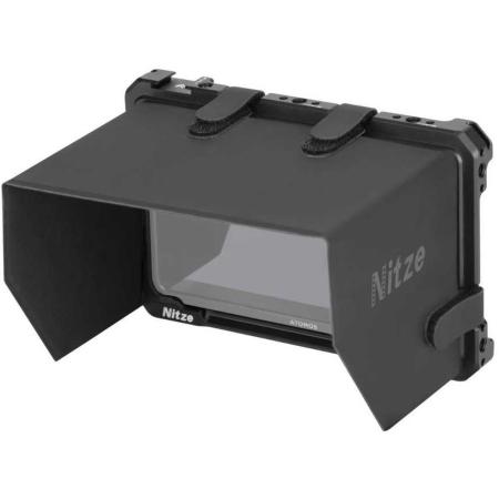 Nitze Cage For Atomos Shinobi II w/ Lens Hood (JT-A06B)