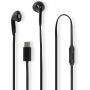 Nedis Wired Headphone | USB-C | 1.20 M | Built-In Microphone | Black