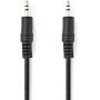 Nedis Stereo-Audio Cable | 3.5 mm Male | 1.50 M | Round | Black