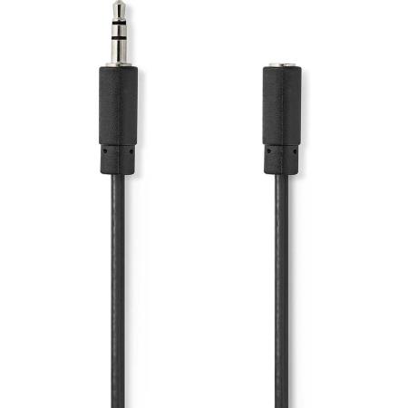 Nedis Stereo-Audio Cable | 3.5 mm (Fe)Male | 3.00 M | Round | Black