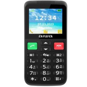 Teléfono Móvil Aiwa FPH-S200-2G para Personas Mayores/ Negro