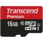 Transcend MicroSDHC 16GB CLASS10 U1