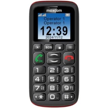 Teléfono Móvil Maxcom Confort MM428L/ Negro