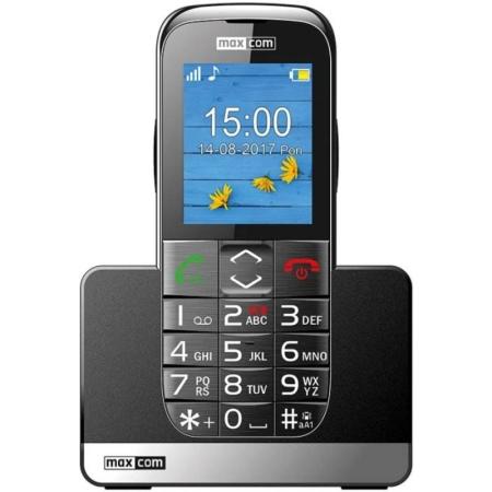 Teléfono Móvil Maxcom Comfort MM720 para Personas Mayores/ Negro