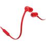 Auriculares Intrauditivos JBL T110/ con Micrófono/ Jack 3.5/ Rojos